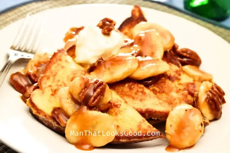 Bananas Foster Dutch Baby Pancakes