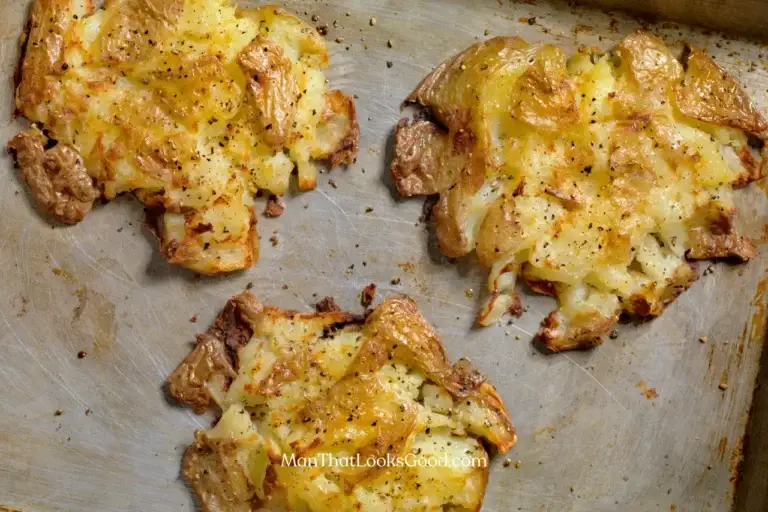 Cheesy Smashed Potatoes