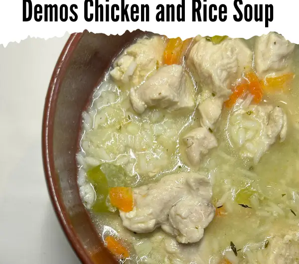 Demos Chicken and Rice Soup Recipe