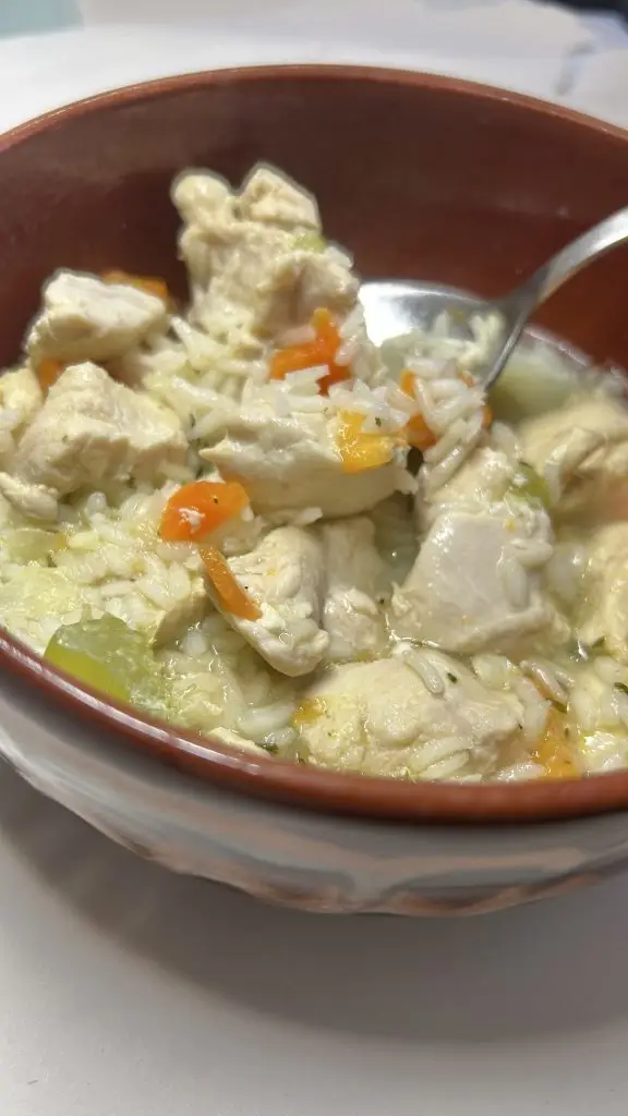 Demos Chicken and Rice Soup Recipe